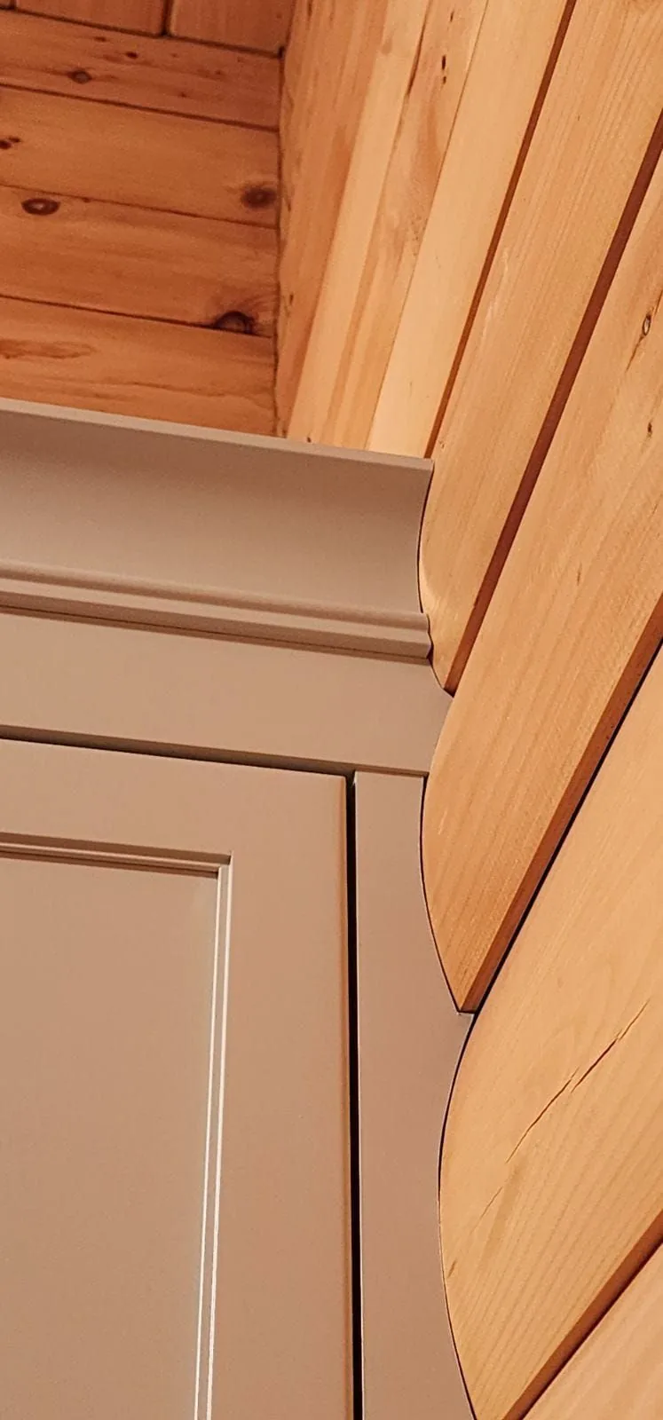 Cabinet trim detail