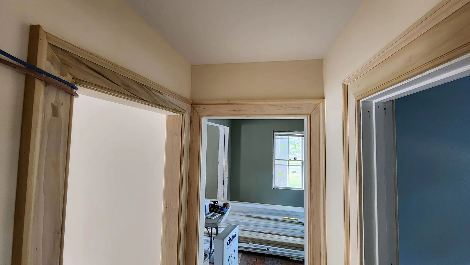 Door trim installation